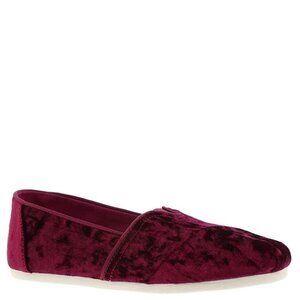 TOMS Black Cherry Velvet Women's Classics Slip-on Shoes - Size US‎ 7